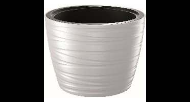 Plantenpot/bloempot Amazing - buiten/binnen - kunststof - wit - D47 x H52 cm