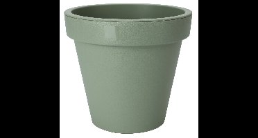 Plantenpot/bloempot Terras Master- dubbelwandig kunststof - groen - D60 x H55 cm