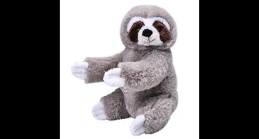 Pluche grijze luiaard knuffel 25 cm speelgoed
