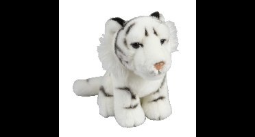 Pluche knuffel dieren Witte Tijger 18 cm