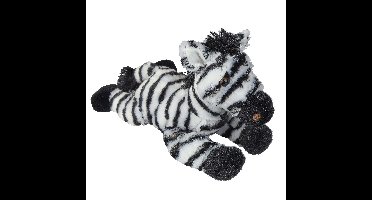 Pluche knuffel dieren Zebra 25 cm