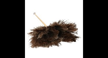 Plumeau/duster - Struisvogel veren - 66 cm - houten steel en een ophang lus