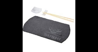 Porseleinen sushi serveerset voor 1 persoon 4-delig