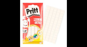 Pritt plakgum - 130x stuks - 65 stuks - wit - poster buddies - posterplakkers - posterstickers