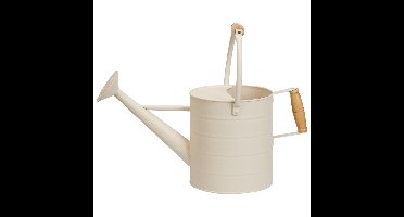 Pro Garden plantengieter Eden - metaal - creme wit - 3500 ml - 42 x 17 x 18 cm