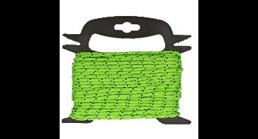 Pro Plus scheerlijn lichtgevend - 20 meter - fluor groen - haspel - 4 mm dikte - kamperen