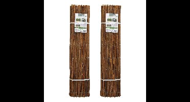 ProGarden Wilgscherm / wilgmat - 5 meter - bruin - tuinscherm / schutting