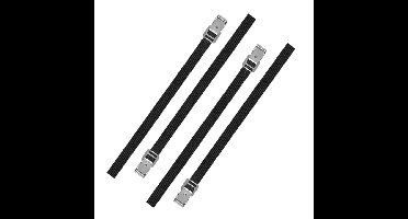 Proplus caravan/camper fietsen spanbanden/sjorbanden/bindriemen - 6x stuks - 75 cm