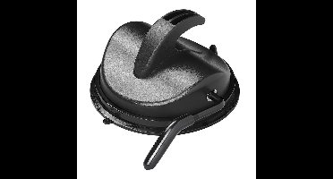 Proplus Ophanghaak met zuignap - zwart - D12 cm - max 15 kilo