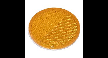 ProPlus Reflector - set 2x - oranje - zelfklevend - 60mm - rond