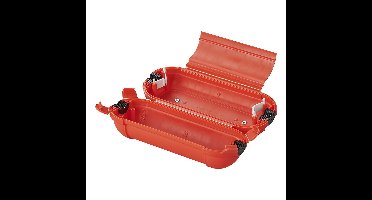 Proplus Stekkersafe veiligheidsbox - IP44 - voor Schuko stekkerverbindingen - rood