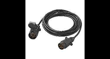 ProPlus Verlengkabel aanhanger - 7-Polig - 5 meter - aanhangwagen stekker verlengkabel