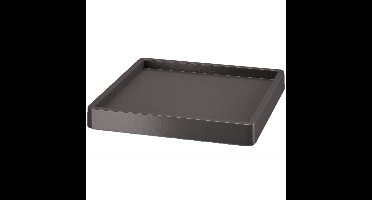Prosperplast Plantenonderzetter - vierkant - 35 cm - antraciet