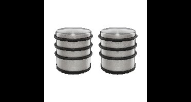 Protect-it Deurstopper/deurbuffer - 2x - D70 x H65mm - 1,15kg - RVS - premium - zonder montage