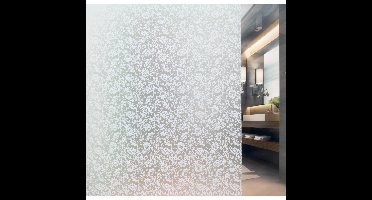 Raamfolie - barok - semi-transparant - vinyl - 45 cm x 2 m - glasfolie