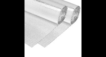 Radiatorfolie - 2x - 500 x 50 cm - aluminium - zelfklevend - energiebesparende isolatiefolie