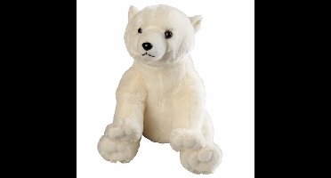 Ravensden Pluche knuffel - ijsbeer - noordpool knuffel thema - 30 cm