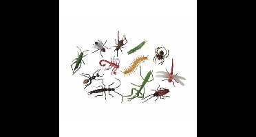 Ravensden Speelgoed insecten - 12 stuks - kunststof