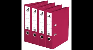 Ringband map/ordners A4 - 4x - rood - 31 x 28 x 7 cm - Documenten opbergen - Kantoorartikelen