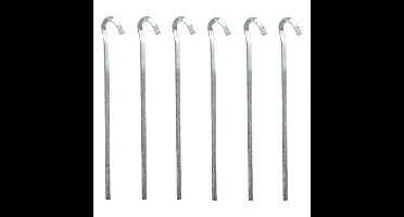 Rotspennen - 24x - Tentharingen - Halfrond - 22 cm - Metaal