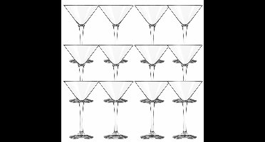 Royal Leerdam Cocktailglazen - 12x stuks - martini - glas - 250 ml - Cosmopolitan