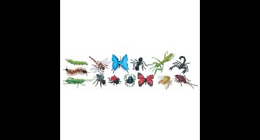Safari LTD speelgoed insecten set - 14 stuks - kunststof - dieren/figuren