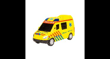 Schaalmodel speelgoed ambulance met licht en geluid