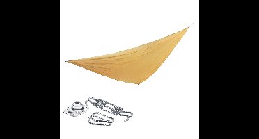 Schaduwdoek/zonnescherm driehoek - incl. bevestigingsmateriaal - 5 x 5 x 5 m - waterdicht