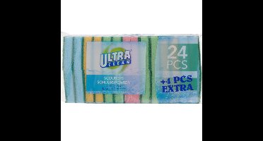 Schuursponsjes / schoonmaaksponsjes - 72x stuks - 8 x 5 cm - schoonmaken