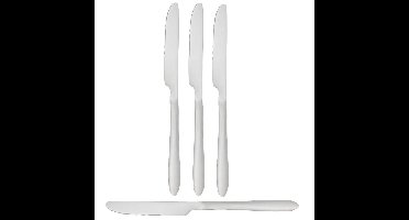 Secret de Gourmet bestek Messen Nevis - 6x stuks - RVS - 23 cm