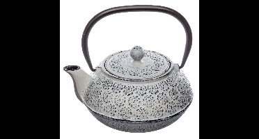 Secret de Gourmet Theepot Essential - Gietijzer - met hengsel - wit - 1000 ml