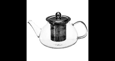 Secret de Gourmet Theepot - glas/rvs - met filter - 800 ml