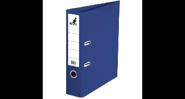 Set van 8x stuks ringband map/ordner donkerblauw 75 mm A4