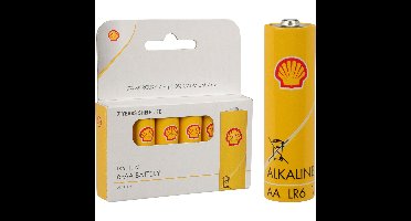 Shell Batterijen Penlite - AA type - 6x stuks - Alkaline