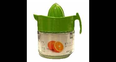 Sinaasappelpers/citruspers Mini - Handmatig - kunststof - 15 x 12 cm - groen