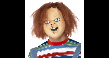 Smiffys Verkleed masker Chucky - hoofd - volwassenen - Halloween verkleedmaskers