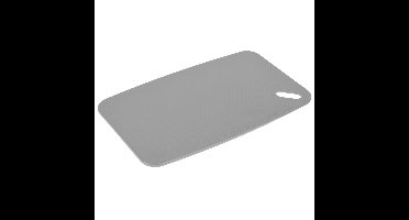 Snijplank voor keuken/voedsel - grijs - Kunststof - 24 x 15 cm