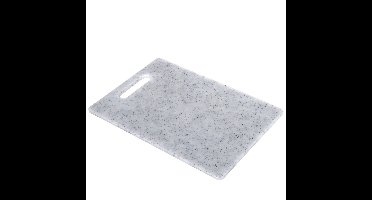 Snijplank voor keuken/voedsel - lichtgrijs - Kunststof - 20 x 30 cm