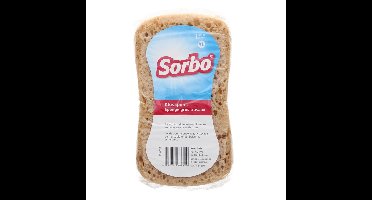 Sorbo Schoonmaakspons - grote - viscose autospons - 17 x11 cm