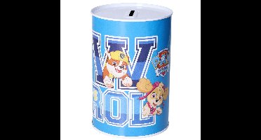 Spaarpot blik van Paw Patrol - kinderen - 10 x 15 cm - metaal