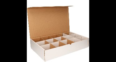 Speelgoed bouwstenen opbergdoos met 15 vakken