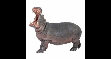 Speelgoed Nijlpaard - figuur - 15 cm - kunststof - speeldieren - dieren - speelfiguren