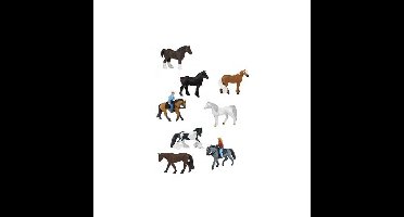 Speelgoed ruiter en paarden set