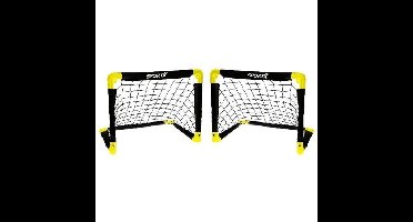 SportX Voetbaldoel - 2x goals - 55 x 44 x 44 cm - opvouwbaar - buiten spelen