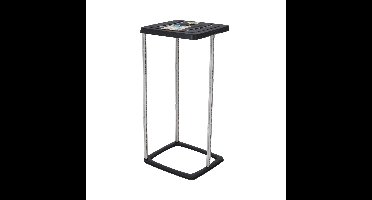 Staande vuilniszakhouder prullenbak/vuilnisbak - zwart - 60 Liter