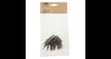 Steekkrammen klemmen - 50x stuks - 1.5 x 4 cm -?patentkrammen