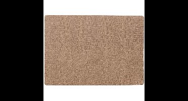 Stevige luxe Tafel placemats Coko beige 30 x 43 cm