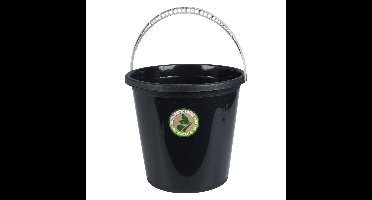 Storage Solutions emmer - 10 liter - Kunststof - Zwart - 30 x 29 x 26 cm