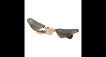 Storage Solutions schoenspanners - 2x stuks - grijs - metalen veer - kunststof - maat 37 tot 48