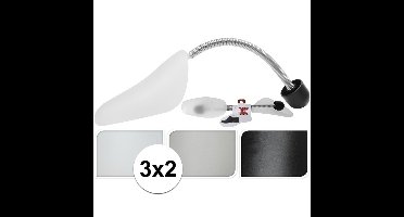 Storage Solutions schoenspanners - 6x stuks - grijs - metalen veer - kunststof - maat 37 tot 48